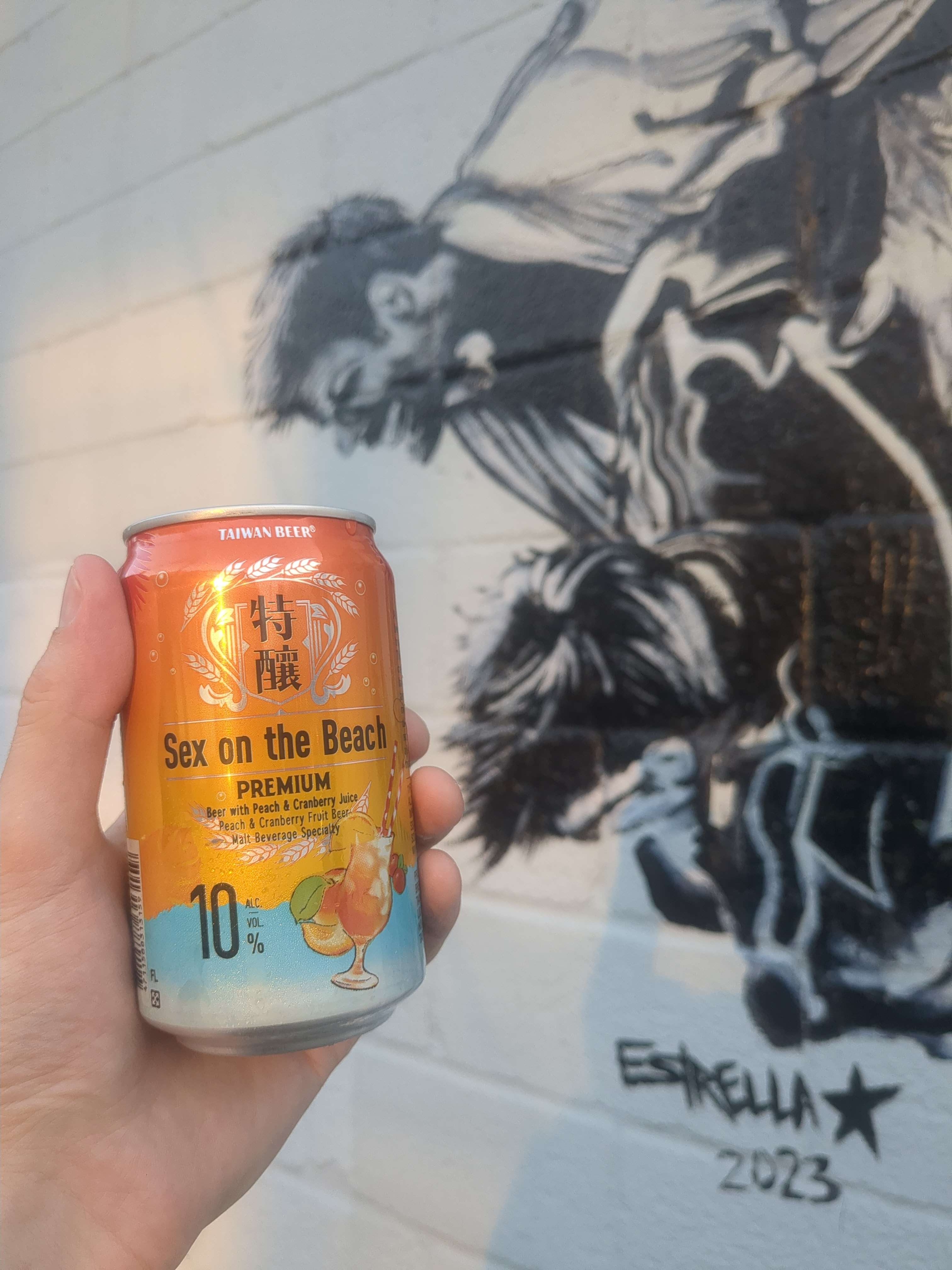 Sex on the beach flavor Taiwan beer